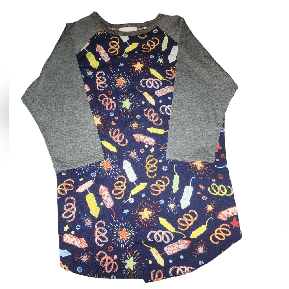 Lularoe size 10- firecracker print- like new